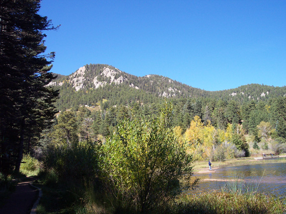 Fishermen on Lake Isabel